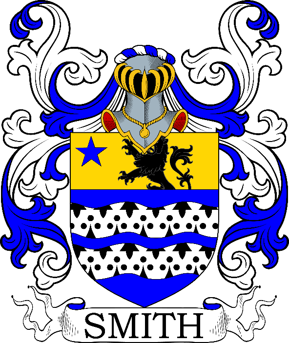 A blue yellow and white shield with a lion and a black and white design

Description automatically generated