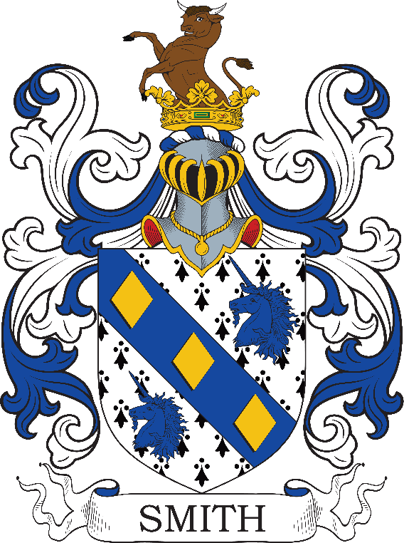 A blue and white coat of arms

Description automatically generated