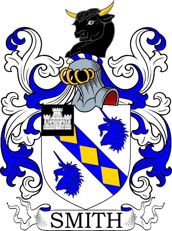 A coat of arms with a unicorn and a horse

Description automatically generated