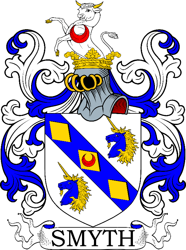 A coat of arms with a unicorn and a horse

Description automatically generated