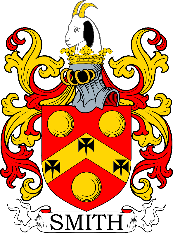 A coat of arms with a goat on it

Description automatically generated