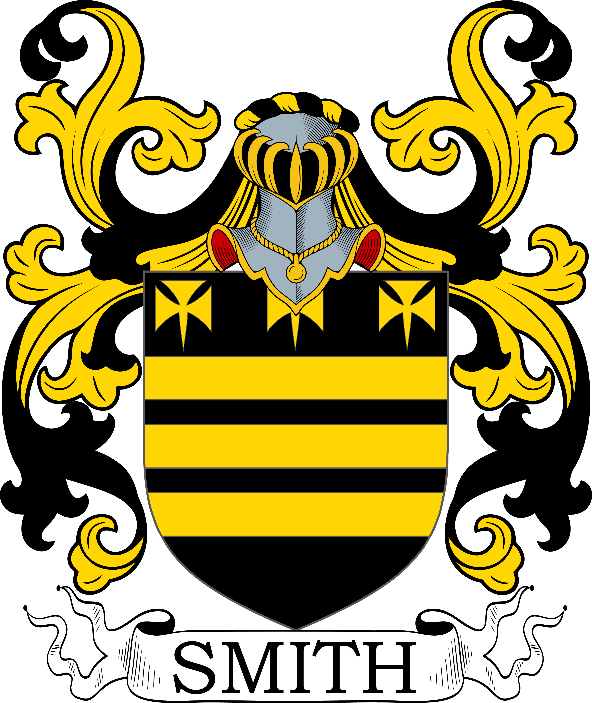 A yellow and black shield with a helmet and gold and black stripes

Description automatically generated