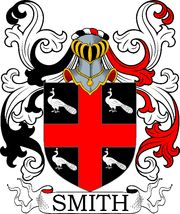 A black and red coat of arms with white and black designs

Description automatically generated