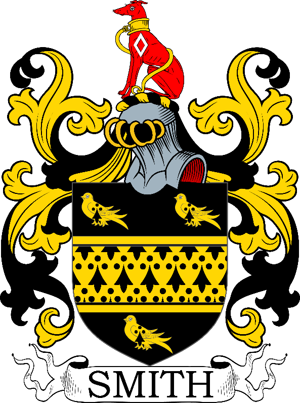 A black and yellow crest with birds

Description automatically generated