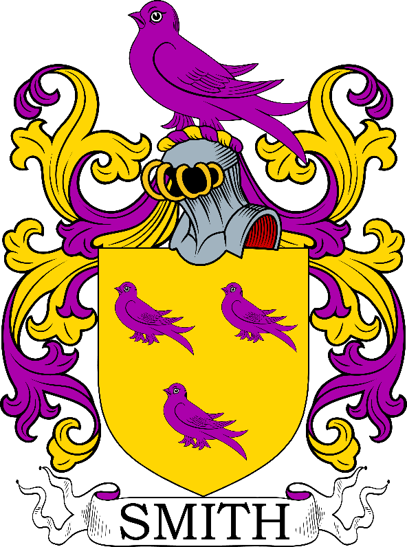 A yellow and purple crest with birds

Description automatically generated