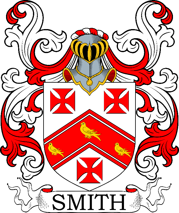 A coat of arms with a helmet and a shield

Description automatically generated