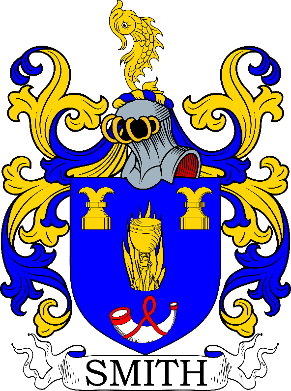 A blue and yellow crest with gold swirls

Description automatically generated