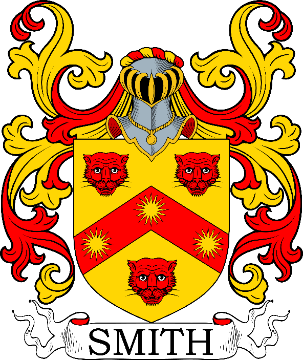 A coat of arms with red and yellow stripes and lions

Description automatically generated