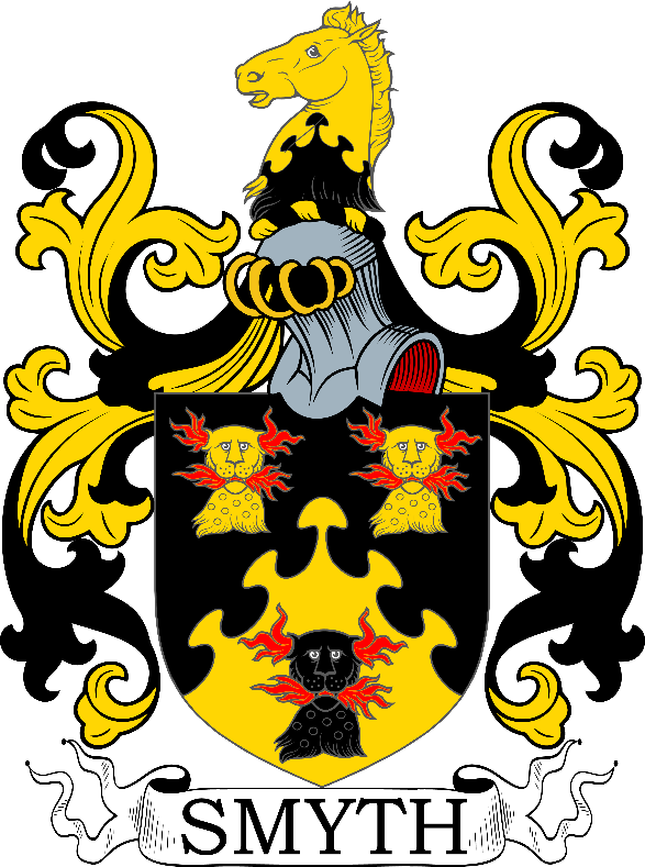 A black and yellow coat of arms with yellow and red designs

Description automatically generated