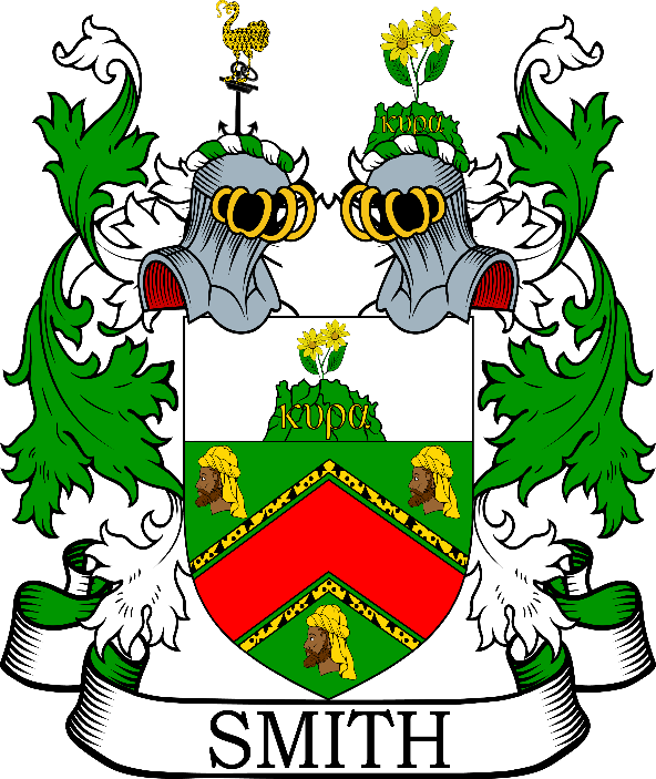 A coat of arms with a shield and two heads

Description automatically generated with medium confidence