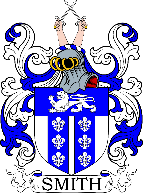 A blue and white coat of arms

Description automatically generated