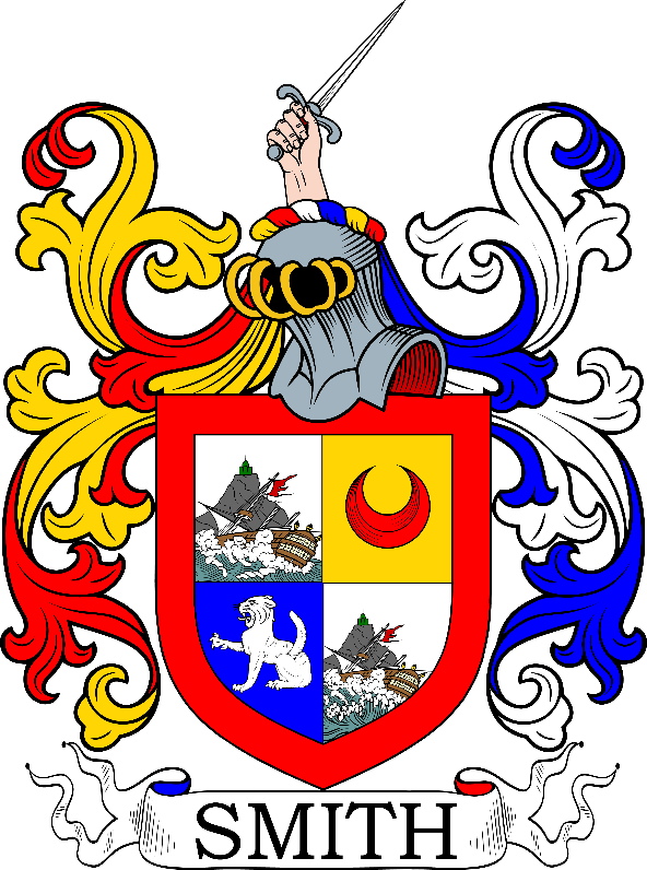 A colorful crest with a hand holding a sword

Description automatically generated