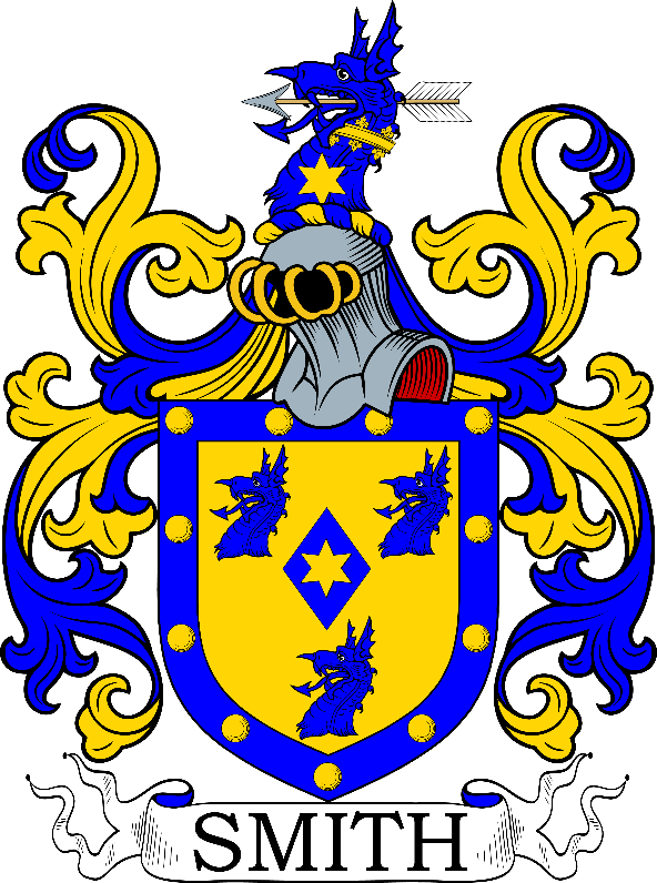 A blue and yellow shield with a dragon

Description automatically generated