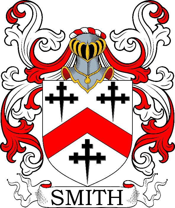 A coat of arms with a helmet and a shield

Description automatically generated