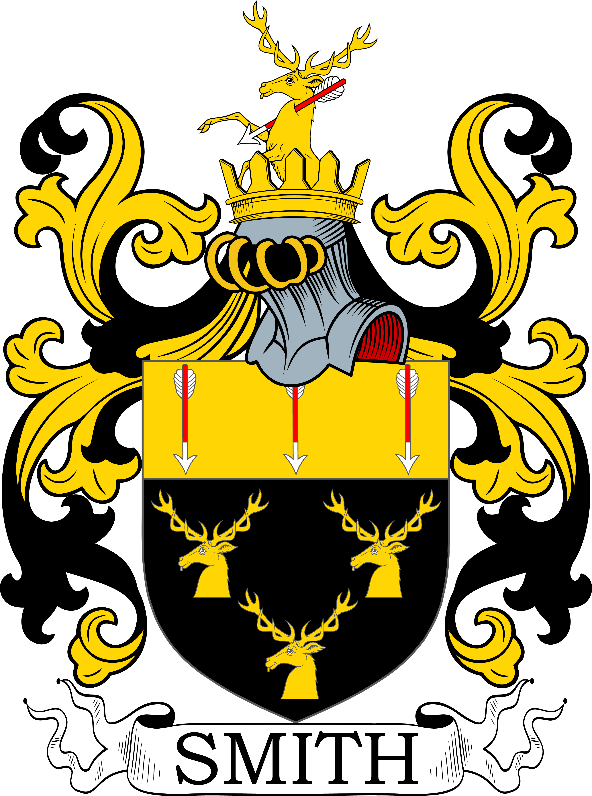 A black and yellow coat of arms with a crown and a gold and black shield

Description automatically generated